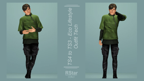 ► 4t3 - Eco Lifestyle - Outfit Tech -YAMMesh by EA;Age: YAM &amp; AM;Outfits section;Categories: Eve