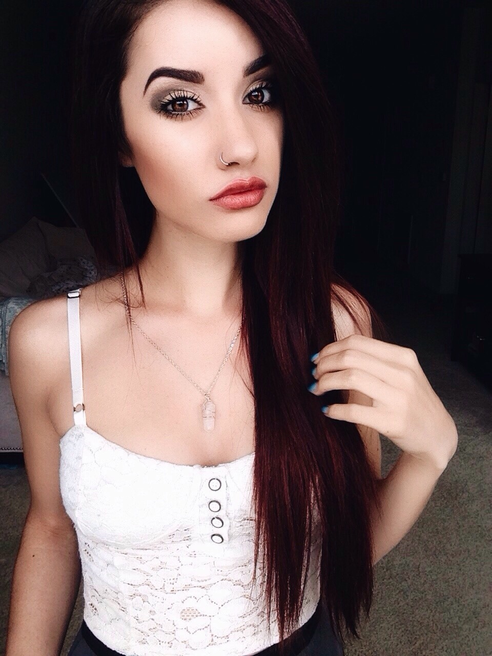 sno-cone:  so in love with my new necklace from the lovely cherrycactus✨she makes