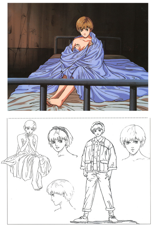 artbooksnat: Character designs for the classic Megazone 23 (Part II) by Yasuomi Umetsu (梅津泰臣).