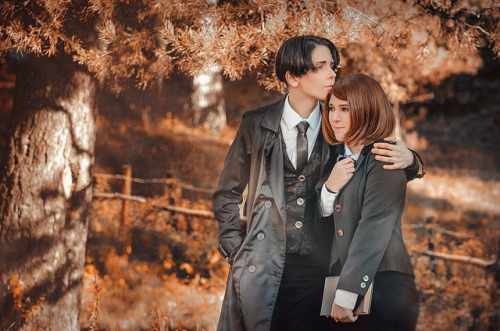 Our autumn SnK photo session.Me as LeviRini as PetraIf it needs - you can check my Instagram account