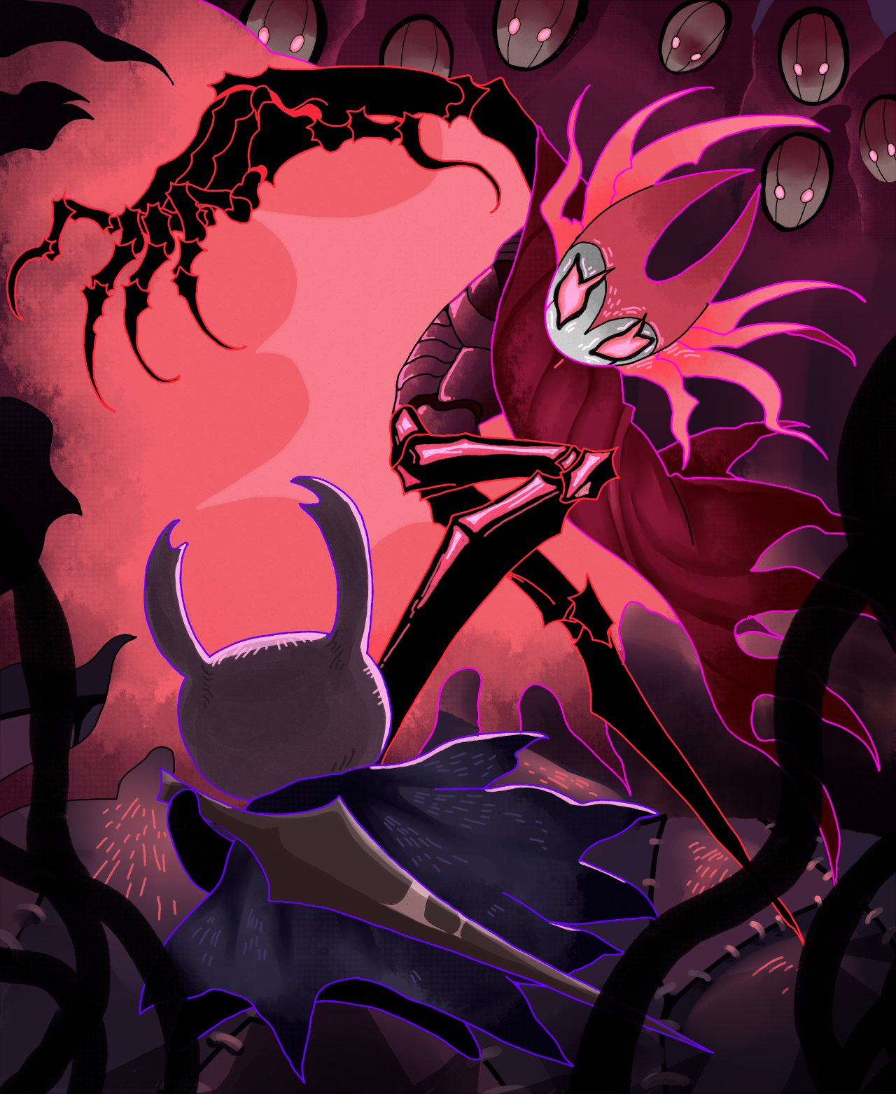 Nightmare King Grimm - Art by me! : r/HollowKnight