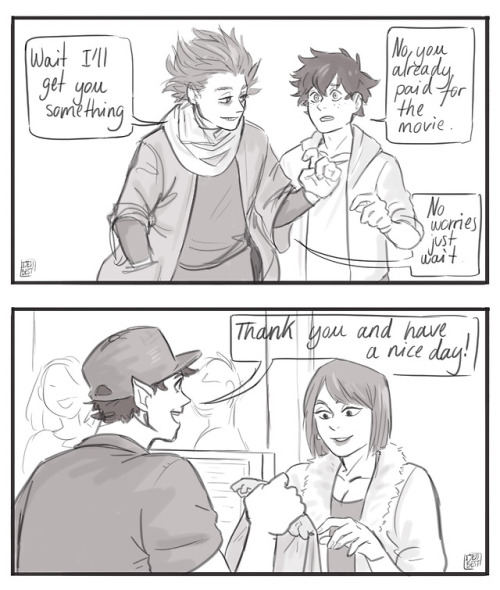 Going to the movies with Shinso.Years later Deku still thinks he has the dark soul of a thief&hellip
