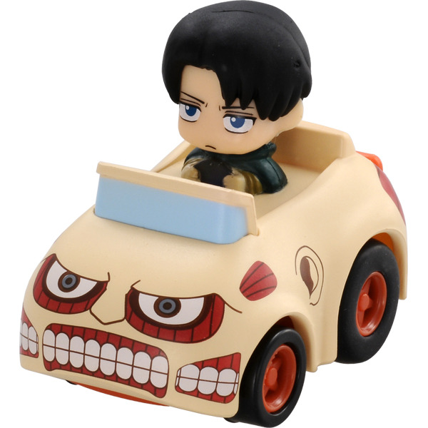 Takara Tomy Mall is selling Choro-Q toys featuring Eren &amp; Levi in Colossal