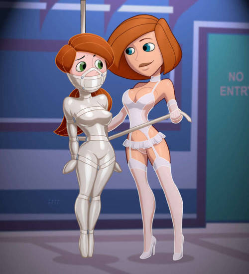 bondageferb:  Found an other gem on the internet. Kims mother having some kinky fun with her daughter.