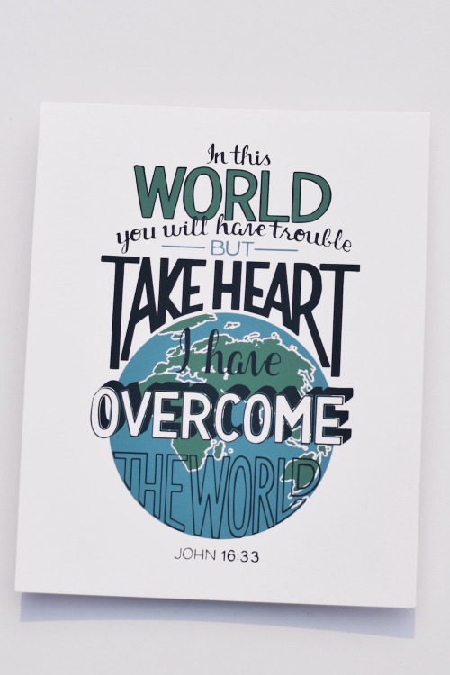 JAMES 1:19 &amp; JOHN 16:33 Prints are AVAILABLE NOW!only at redlettering.com