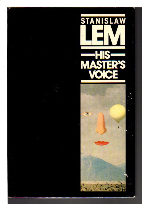 thesebooksareolderthanyou:  Stanislaw Lem . His master’s voice  First Lem I read. Quietly blew my mi