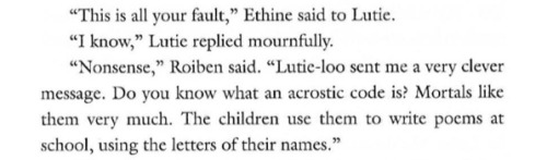 I Think We As A Fandom Don't Pay Enough Attention To The Relationship Between Lutie-loo And Roiben