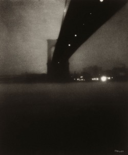 birdsong217:Edward Steichen. Brooklyn Bridge,