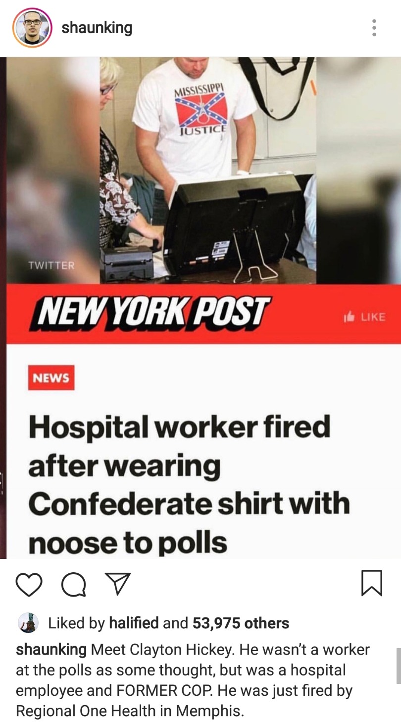liberalsarecool:  Former cop wears this shirt. Feels no shame.  Who wears this shirt