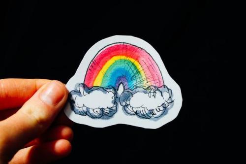Rainbow Sticker //gracetaftart