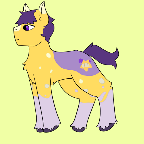 This Frankly (haha Get It) Took Way Too Long To Make But Here Is Frank/Golden Galaxy, An Earth Pony With