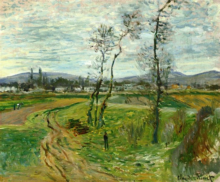 claudemonet-art:   Gennevilliers Plain (1877)   Claude Monet    I love art because