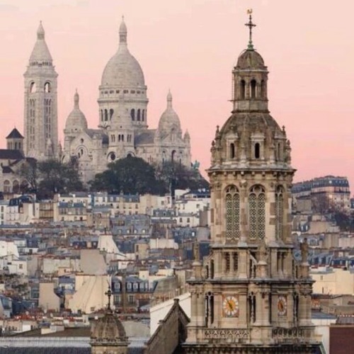 Sacre Coeur in Paris, France.