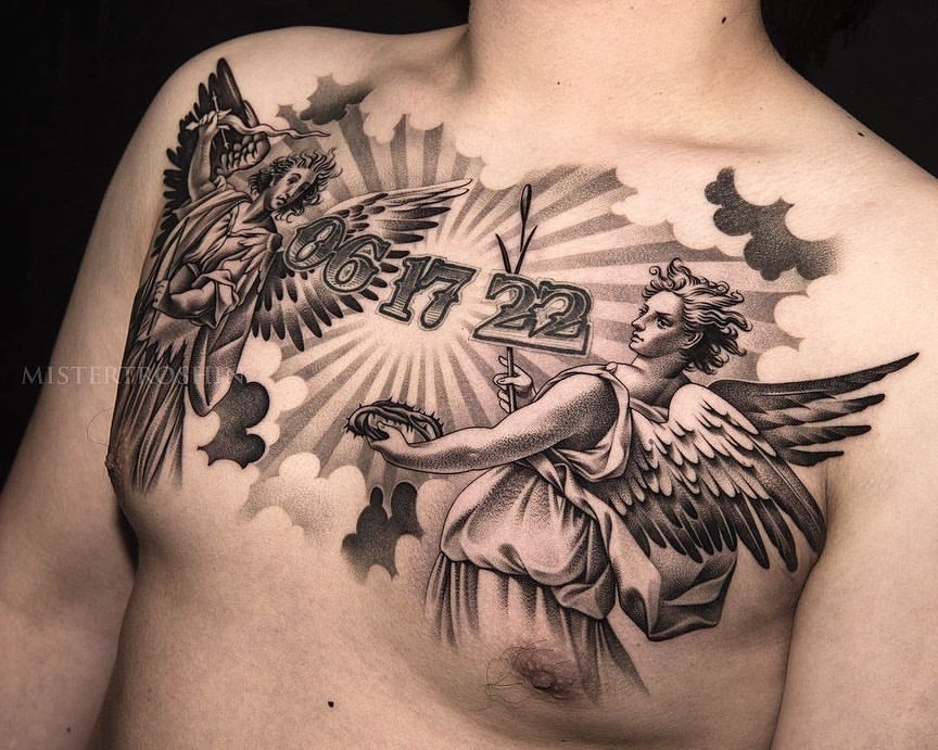 Collection of best chest tattoo for men  Chest Tattoo Ideas Men   TiptopGents