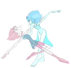 tryingmomentarily:    @2-little-things said:pearl pearl fusion dance?   1 rule when drawing Pearl fusing: if there is dipping involved, Pearl is the one being dipped. no exceptions 