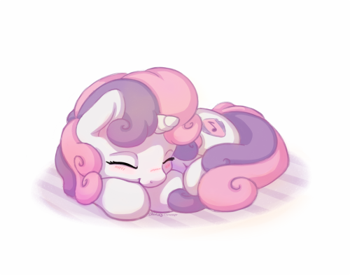 bobdude0:Sleepy Sweetie is contentedly sleepyThis one is a part of my artist collab series and was done with my great friend @viwrastupr, who I’ve known for uh… well, a good number of years now. I joined up with the MLP Drawing School community all