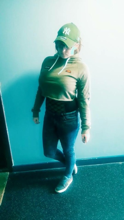 This girl excites me! She&rsquo;s packed her huge tits into her clothes! We need more