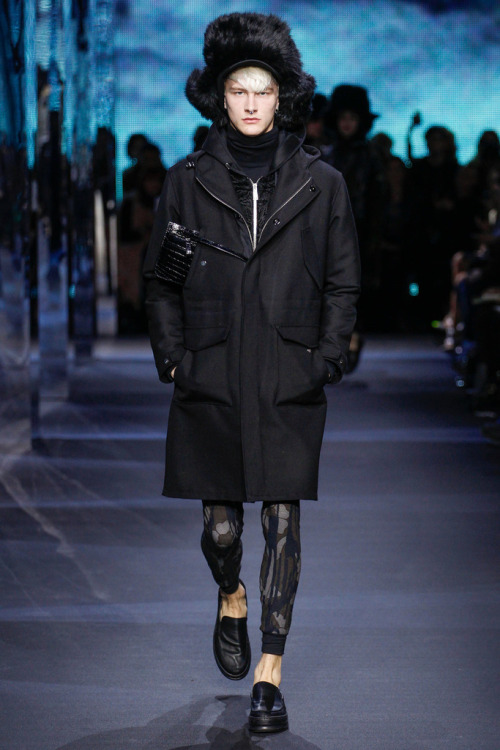 Benjamin Jarvis at Moncler Gamme Rouge F/W 2014 Via style.com
