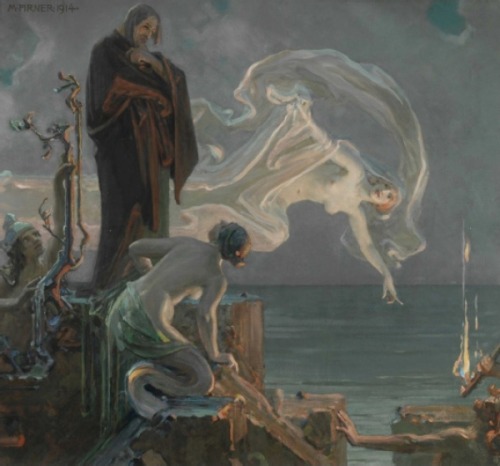 oldpaintings: Empedocles of Acragas, 1914 by Maximilian Pirner (Czech, 1854–1924)