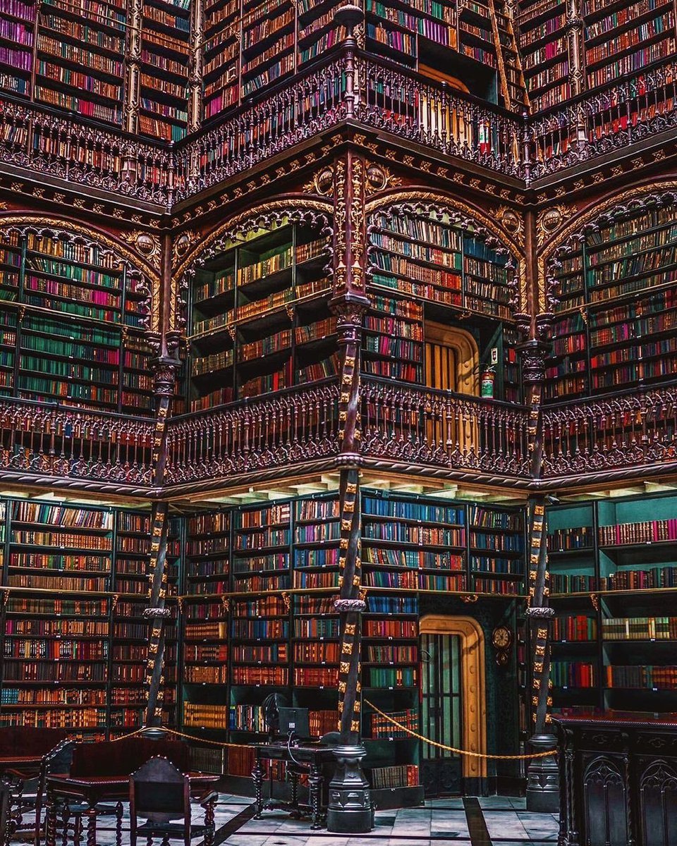 Muazzam bir kütüphane. Rio...