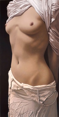 artbeautypaintings:  Upright half nude - Willi Kissmer 