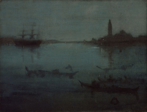 allegoryofart:  Nocturne: Blue and Silver - Chelsea, James Abbott McNeill Whistler, 1871Nocturne in Blue and Silver,  James Abbott McNeill Whistler, c. 1871-72Nocturne in Blue and Silver: The Lagoon, Venice, James Abbott McNeill Whistler, 1879-80