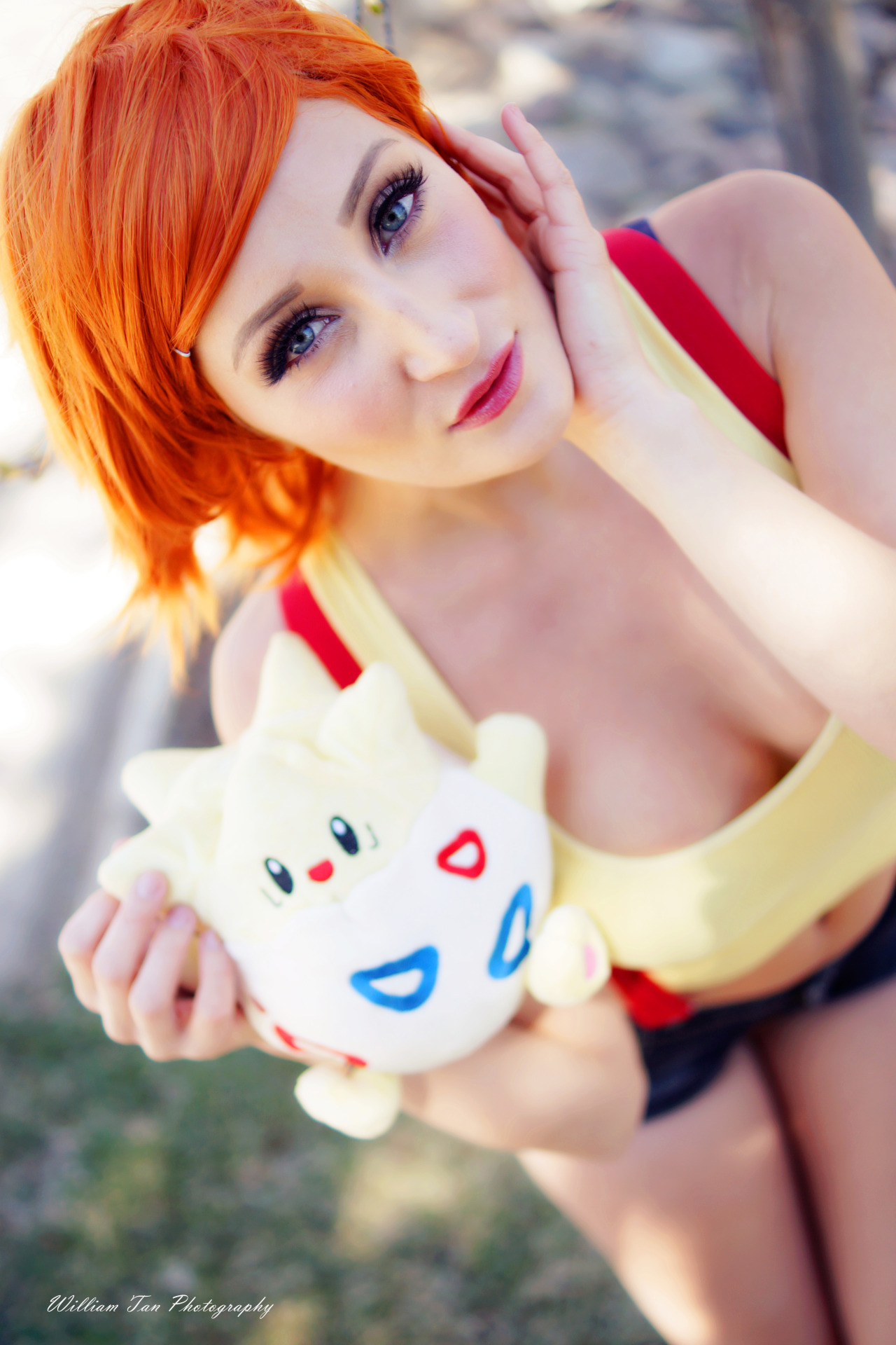 sexy-cosplay-scroll:  Holly Wolf (Misty) and Vicky Lau (Ash) from Pokemon