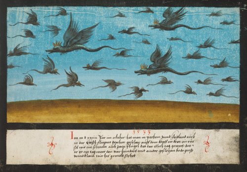 willigula:“In 1533, hundreds of dragons were reported to darken the skies over Bohemia, follow