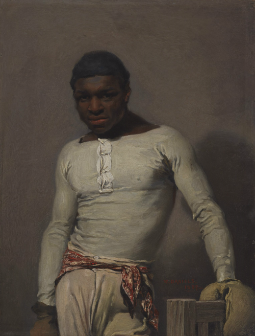 bulkbinbox:retrato do boxeador marroquino jem wharton por william daniel [1839]