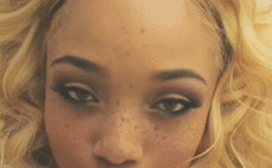 khadogen:  Sexy Cocaine Lorraine. Love the freckles.**Gifs done by me**