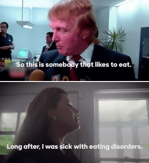 thefingerfuckingfemalefury: pajaro–raro:  micdotcom:  Watch: This morning Donald Trump doubled down on his sexist attacks against Alicia   I met Alicia Machado in Venezuela when I was a little girl. I looked up to her a lot. Nobody deserves this kind