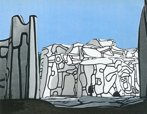 bluecote:jean dubuffet sculpture - structures (1960s)