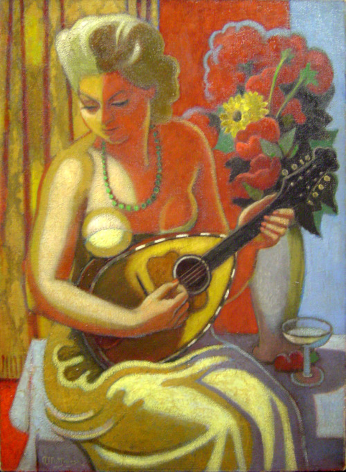 Jeune Femme à la Mandoline, 1923, Jean Metzinger