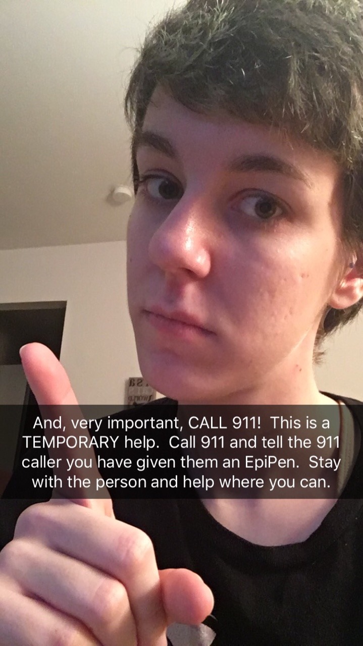 4damien: Anyone can help! (Real pen the last picture) It is important for EVERYONE to know how to help ANYONE.  Not everyone can give them selves their medicine under every circumstance.  Be educated, help out. In the last year, i have gotten about five