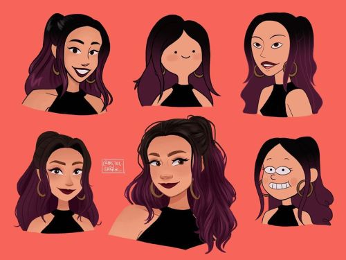 tried to get over my art block by trying out different styles! this was a lot of fun ☺️ which one is