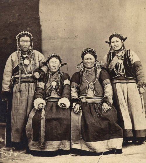 The Buryats a Mongolic people one of the two largest indigenous groups in Siberia. Majority of the B