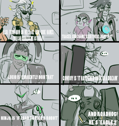 biteydrawsthings:soldier 76 was using codenames for everyone so why notthis is what i do when i eat 