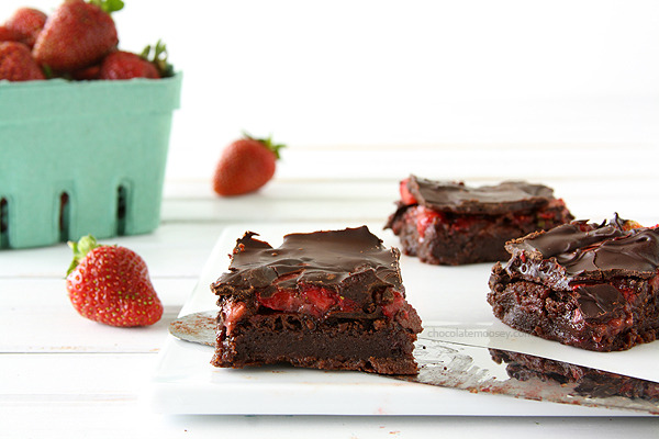 the-straw-to-my-berry:  foodfuckery:  Chocolate Covered Strawberry Brownies Recipe