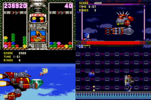 eggman-empire:  Dr. Eggman: Final Bosses 1991 - 2013 Photos courtesy of Sonic Retro 