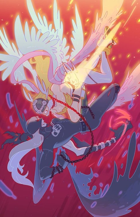 Lady Devimon and Angewomon were my gay awakenings