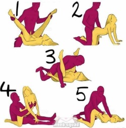 lauryyyhot: amandaspasiva:  asexyexoticts: What’s your favorite position 😈🤪 Theory on How To Please Daddy !!! ^^  3 and 5 &lt;3 