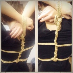 unapologeticgingerwithasoul:  quietlyneedy:  I touched briefly on it in my initial post about the kinbaku demo by the Sydney Rope Dojo, but I’ve started going to classes at the Melbourne Rope Dojo to learn the intricacies and intimacies of rope.It’s