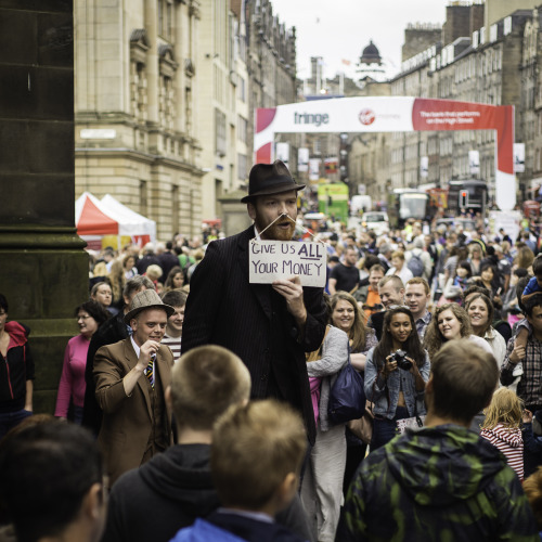 Blockhead Act, Royal Mile, Edinburgh