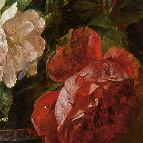laclygrantham:“A Still Life Of Roses And Apple Blossom” Adriana-Johanna Haanen(Dutch, 1814-1895)
