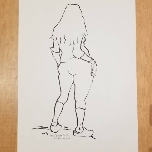 Was gonna meet friends at the MFA but that fell through…so…life drawing! Woot!   Ink on paper, 18"x24"  #mfa #lifedrawing #figuredrawing #ink #artistsontumblr #artistsoninstagram  (at Museum of Fine Arts, Boston)