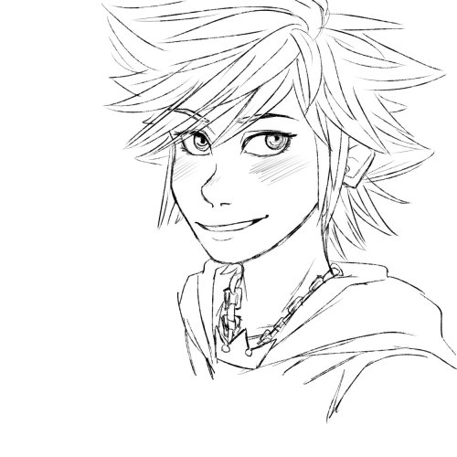 eona-art:Kingdom Hearts doodle dump I have no idea how to draw these kids