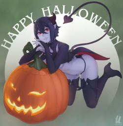 unsomnus:  Happy Halloween from Evelyn! 