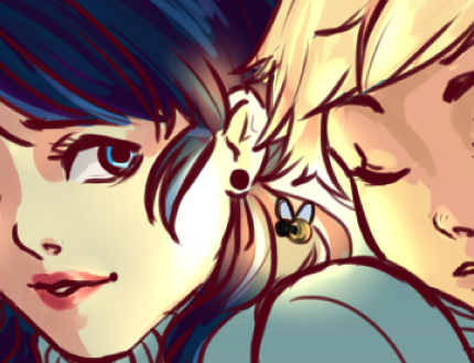 Preview of my piece for @a-little-light-zine !!!  You can preorder the zine hereÂ and