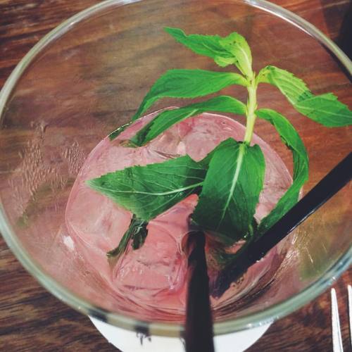 Summer Cocktailsat @chiswicksydney #chiswick #berries #pink #fresh #mint #refreshing #cocktail #yum 