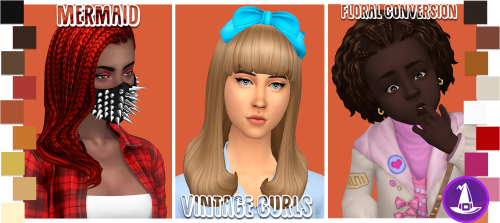 simthing-clever:@shysimblr &amp; Johnsims Witching Hour Hair Dump  UPDATE: 09/21/21 UPDATED SWAT